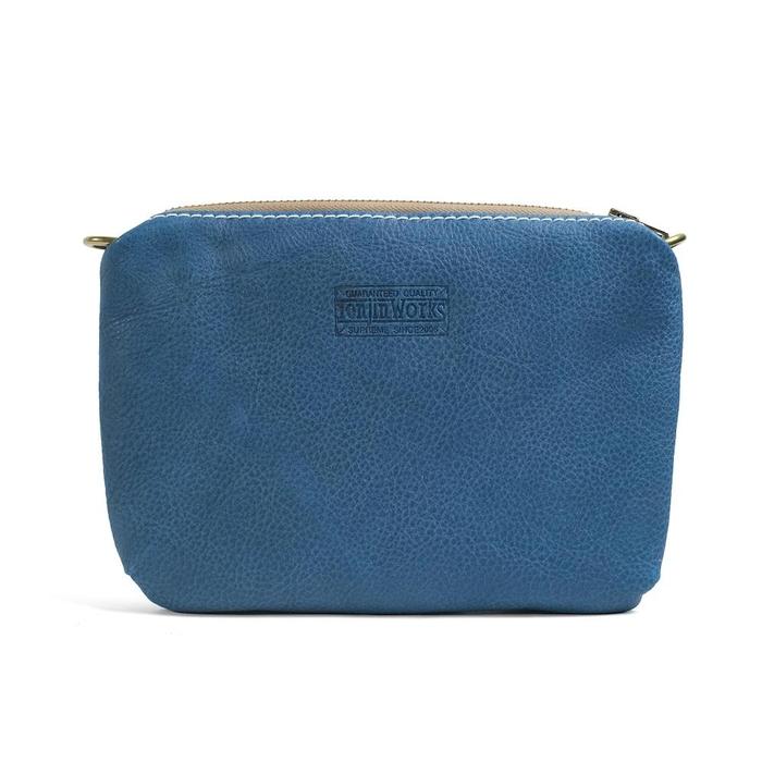 【ふるさと納税】天神ワークス レザーサコッシュSP05【3種類（BLACK/NAVY/COBALT BLUE）の中から選択可能】【かばん ファッション 人気 おすすめ 】 | かばん ファッション 人気 おすすめ 送料無料 サムネイル3