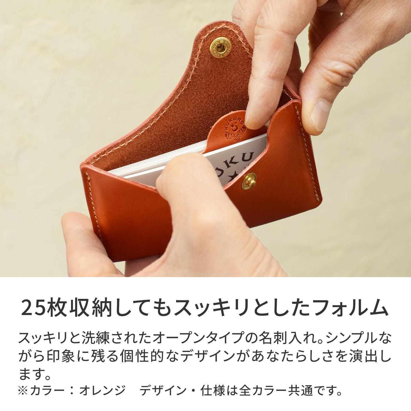 【ふるさと納税】名刺入れ [H25] HUKURO 栃木レザー 全6色【小物 ファッション 人気 おすすめ 】 | 雑貨 小物 ファッション 人気 おすすめ 送料無料 サムネイル2