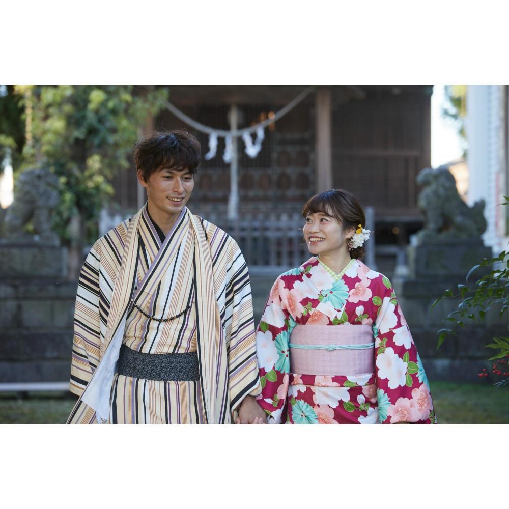 【ふるさと納税】おうるび 街歩き着物レンタル着付け(1名様)【衣料 ファッション 人気 おすすめ 】 サムネイル2