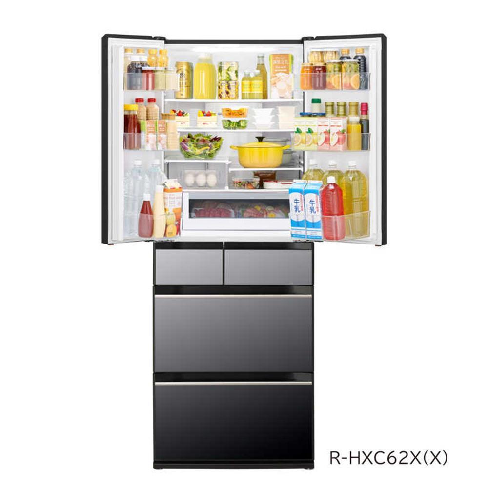 【ふるさと納税】日立 冷蔵庫【標準設置費込み】 HXCタイプ 6ドア フレンチドア(観音開き) 617L『2025年度モデル』R-HXC62X-X【生活家電 日用品 人気 おすすめ 】 | HITACHI　キッチン家電　日用品　人気　おすすめ 電化製品 家電 家電製品 サムネイル2
