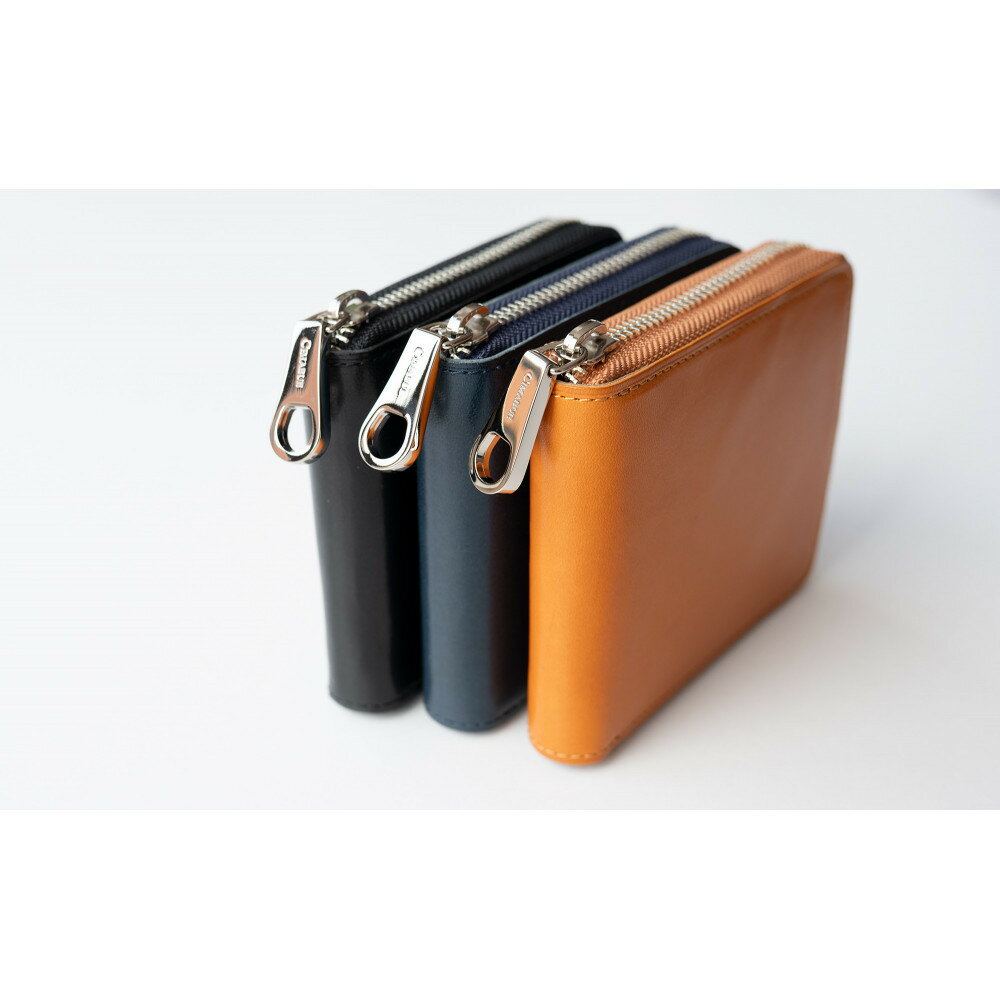 【ふるさと納税】チマブエ　栃木レザー　ラウンドファスナー二つ折り財布　【3色からお選びいただけます。】【雑貨 ファッション 人気 おすすめ 】 | 雑貨 ファッション人気 おすすめ 送料無料 サムネイル3