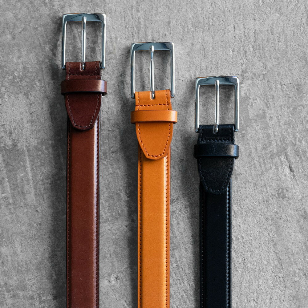 栃木レザー使用｜希少ハーネスレザーの贅沢ビジネスベルト｜Business belt｜minca（全3色） | 雑貨 小物 ファッション 人気 おすすめ 送料無料
