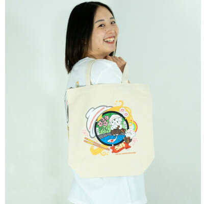 【ふるさと納税】佐野市 マンホールトートバッグ(さのまる) ナチュラル【1534727】 サムネイル3