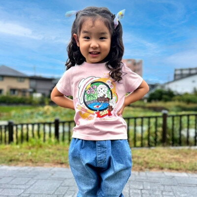 佐野市 マンホールTシャツ(さのまる)キッズサイズ 90サイズ【1644921】