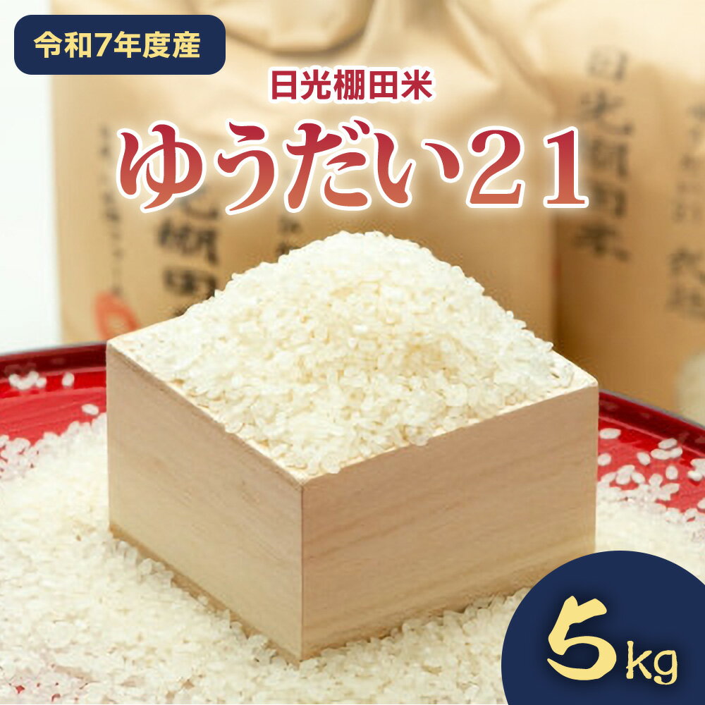 [令和7年度産] 日光棚田米「ゆうだい21」5kg｜令和7年度米 数量限定 お米 白米 精米 国産 日光産 産地直送 日光市 八木澤ファーム [0759]
