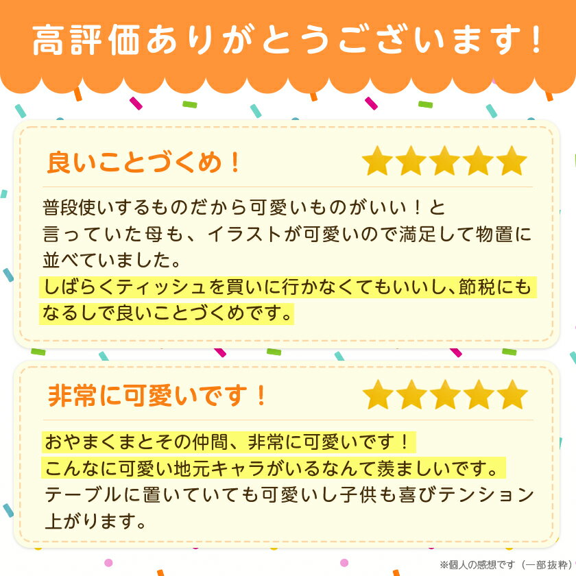 【ふるさと納税】開運おやまくま200Wボックスティッシュ　60箱(5個入り×12セット)(1箱200組(400枚))_ ティッシュペーパー ティッシュ 日用品 常備品 生活用品 まとめ買い 【配送不可地域：離島・沖縄県】【1116597】 サムネイル2