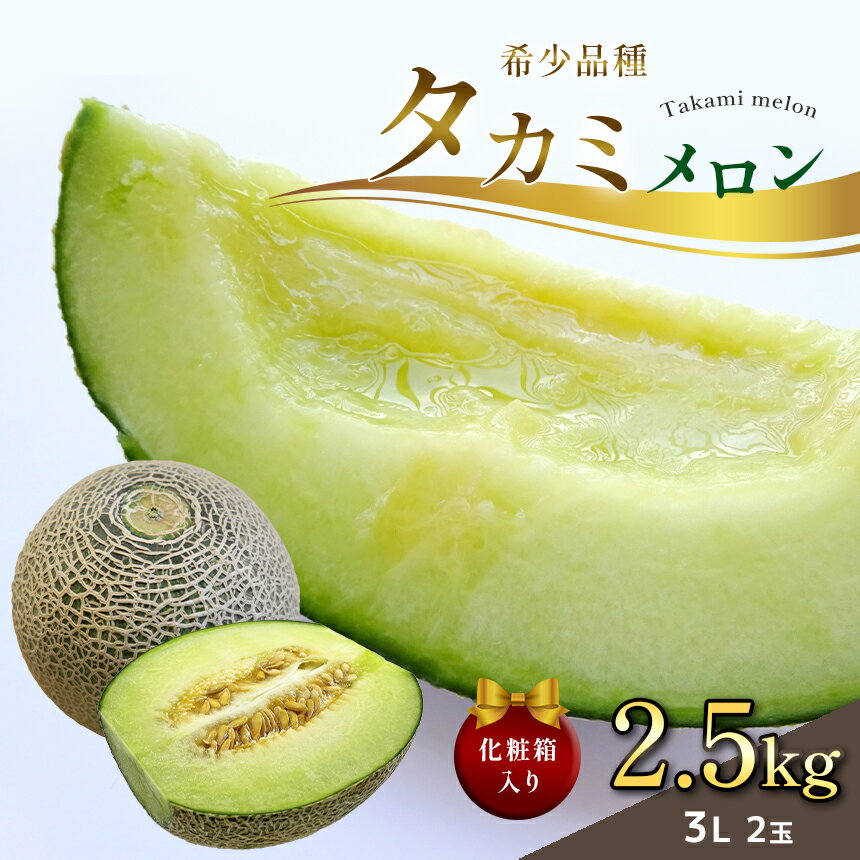 楽天限定【2026年 先行予約】タカミ メロン 3L 2玉 化粧箱入り 真岡市産 国産 特産品 栃木県 真岡市 | 栃木県 真岡市 送料無料 メロン 果物 甘い フルーツ ギフト 贈り物 プレゼント