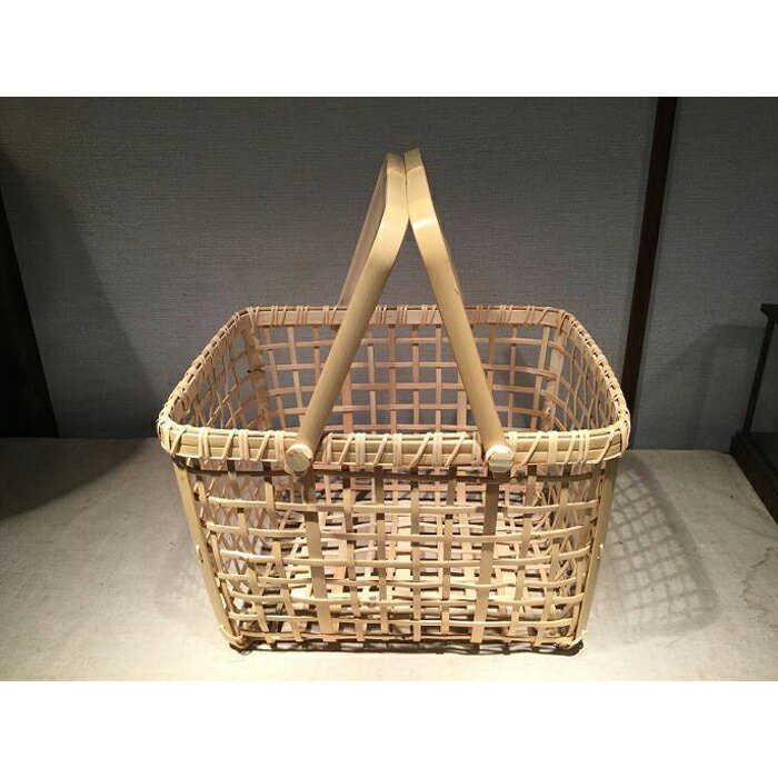 スーパーかご　35×27×24cm　※受注生産につき、発送までに最大2ヶ月程かかる場合あり ｜ 竹工芸 伝統工芸品 日用品 雑貨 栃木県 大田原市