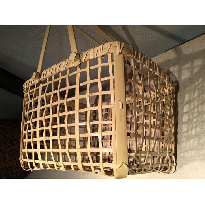 【ふるさと納税】スーパーかご　35×27×24cm　※受注生産につき、発送までに最大2ヶ月程かかる場合あり ｜ 竹工芸 伝統工芸品 日用品 雑貨 栃木県 大田原市 サムネイル2