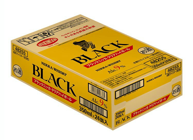 【ふるさと納税】ブラックニッカクリアハイボール　350ml　24缶｜栃木県さくら市で熟成 ウィスキー お酒 酒 お湯割り 水割り ロック 飲む 国産 洋酒 ジャパニーズ ウイスキー 蒸溜所 家飲み 洋酒 アルコール 贈答 ギフト 贈り物 サムネイル3