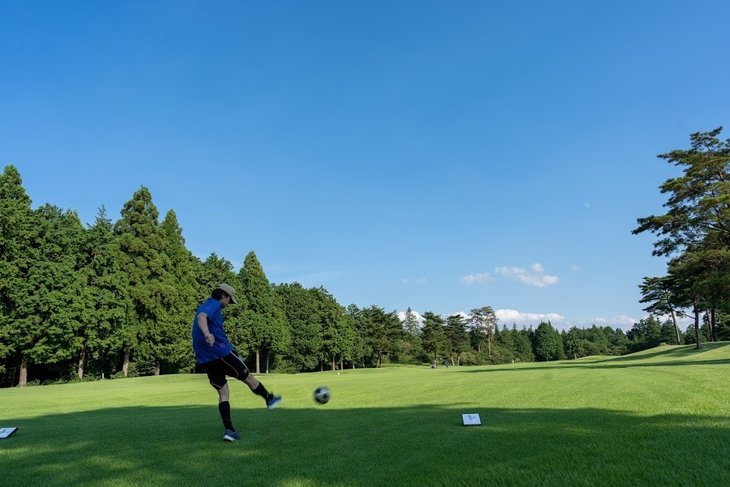 【ふるさと納税】フットゴルフ　土日祝日プレー 4,000円割引　セブンハンドレッドクラブ ゴルフ サッカー ゴルフ場 コース 栃木県 サムネイル3