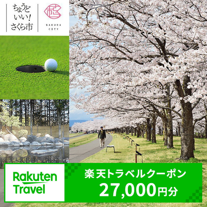 栃木県さくら市の対象施設で使える楽天トラベルクーポン 寄付額90,000円