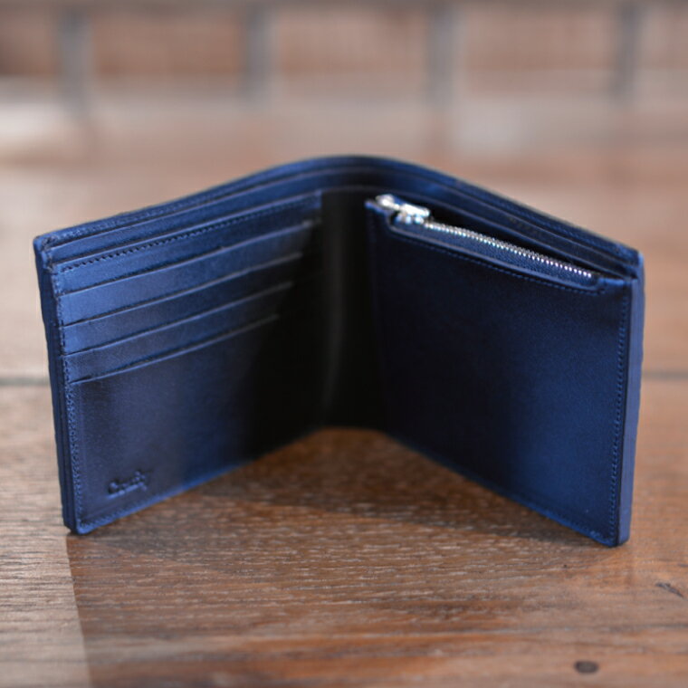 【ふるさと納税】HalfWallet(クロコダイル)｜栃木県益子町ふるさと納税ハーフウォレット クロコダイルレザー ナイルワニ 革 日用品 栃木レザー（BB016） サムネイル3