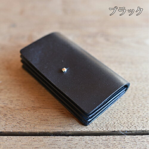 【ふるさと納税】栃木レザーのカードケース　ナチュラル｜栃木県 益子町 ふるさと納税 日用品 カードケース 名刺入れ（BB007-2-1） サムネイル3