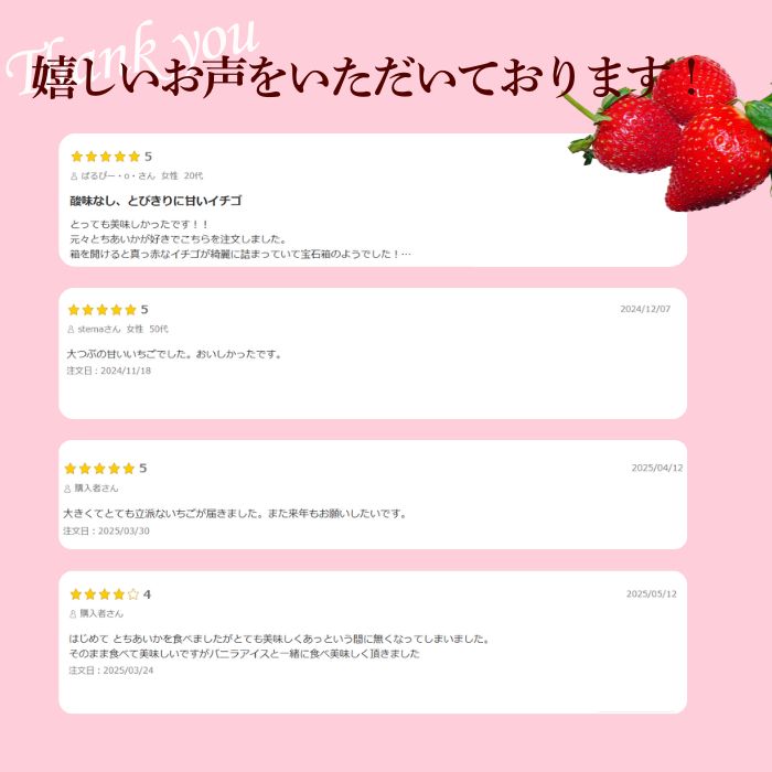 【ふるさと納税】【先行予約】【選べる】栃木県産 とちあいか ｜ 家庭用 完熟 朝摘み 苺 いちご イチゴ とちあいか 果物 フルーツ 秀品 栃木県 壬生町 産地直送 ※2025年11月中旬頃より順次発送予定 ※離島への配送不可 サムネイル3