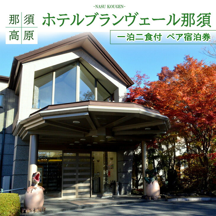 ホテルブランヴェール那須　一泊二食付ペア宿泊券 | 那須 那須町 那須温泉 温泉 利用券 ホテル 家族旅行 GW 夏休み 誕生日 レジャー 大浴場 プール 温水 子ども コンセプトホテル ファミリー 三世代 子連れ パパ ママ 孫 キッズ〔P-49〕※着日指定不可