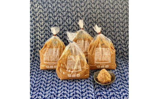 手作り味噌1kg×3袋と十合こめこうじ味噌500g×1袋お試しセット〔P-325〕 ｜ みそ ミソ 手作りみそ 国産 大豆 麹 ※沖縄・離島への配送不可