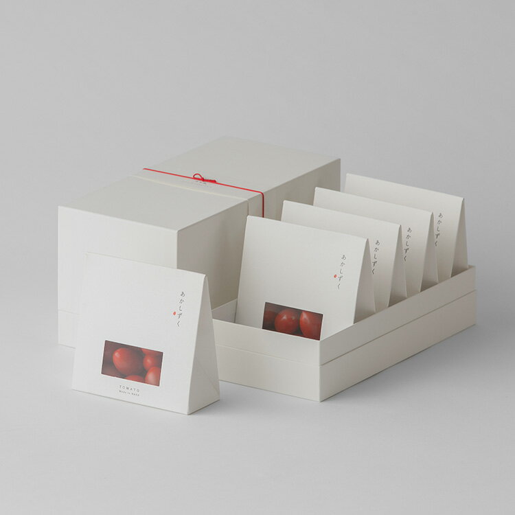 【ふるさと納税】青果圃 あかしずく ミニトマト（150g×5個） 化粧箱入り｜ミニトマト フルーツトマト 高糖度トマト スイーツ 果物 手土産 贈り物 ギフト 那須高原 トマト とまと 野菜 新鮮 那須 栃木県 那須町〔C-72〕※離島への配送不可 - 画像2