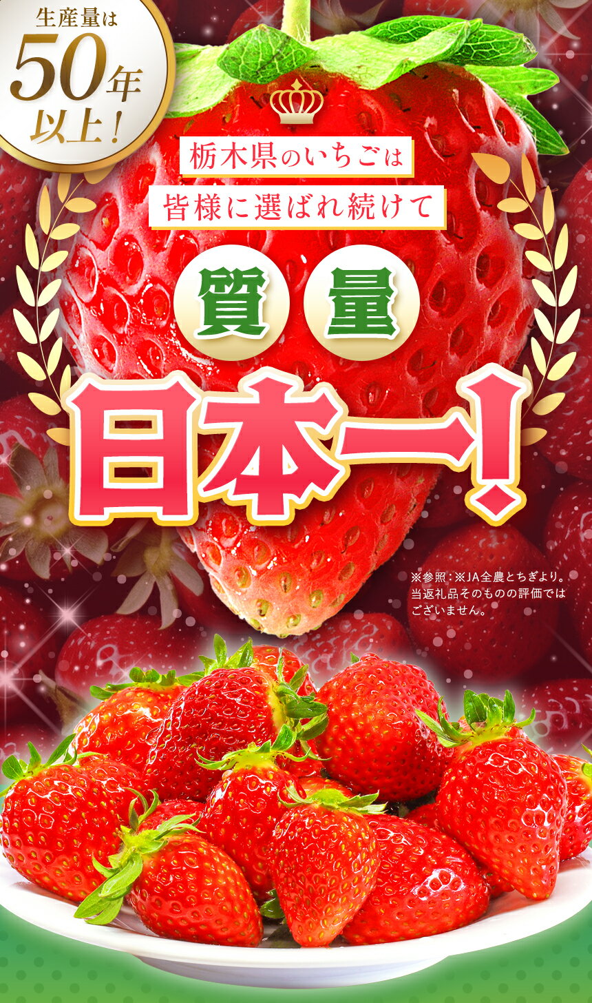 【ふるさと納税】 いちご 限定 選べる とちあいか 大粒 新鮮 甘い 食べ比べ 数量 美味しい 果物 共通返礼品 フルーツ デザート 栃木県共通返礼品 選べる 内容量 とちあいか 580g ～ 2900g | 栃木県 那珂川町 送料無料 ご褒美 サムネイル3