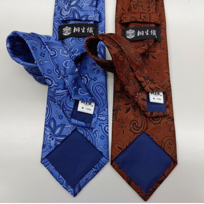 【ふるさと納税】【数量限定】桐生織シルクネクタイ2本セットJ【1436377】 サムネイル2