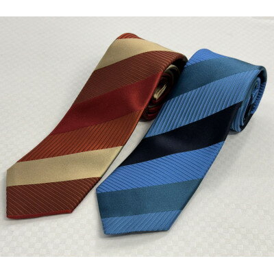 【数量限定】桐生織シルクネクタイ2本セットK【1593526】