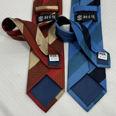 【ふるさと納税】【数量限定】桐生織シルクネクタイ2本セットK【1593526】 サムネイル2