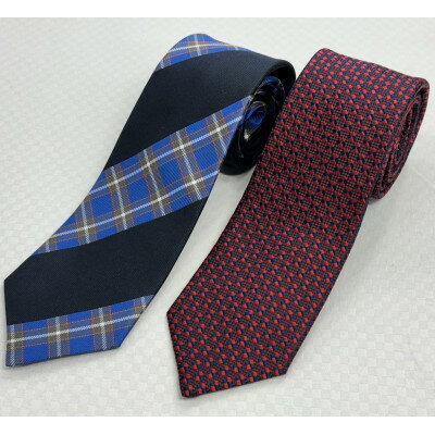 【2025年限定受付】桐生織シルクネクタイ2本セット ろ【1593533】