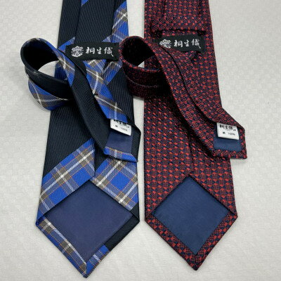 【ふるさと納税】【2025年限定受付】桐生織シルクネクタイ2本セット ろ【1593533】 サムネイル2