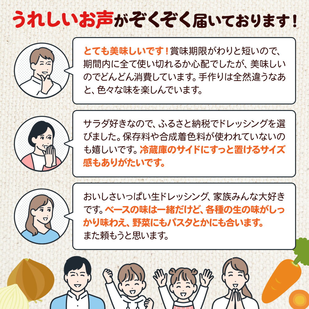 【ふるさと納税】自家製・群馬産野菜で手作りドレッシング 食卓彩る12種類セット 200ml×各1本 サムネイル2