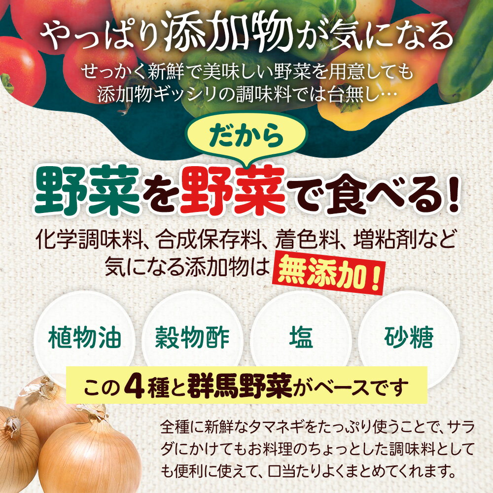 【ふるさと納税】自家製・群馬産野菜で手作りドレッシング 食卓彩る12種類セット 200ml×各1本 サムネイル3