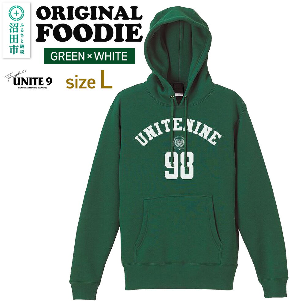 ORIGINAL FOODIE GREEN×WHITE ／ L FUN工房UNITE9