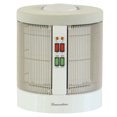 暖話室1000型 植毛加工モデル(ホワイト) 遠赤外線パネルヒーター 日本製・3年間品質保証付【1525145】