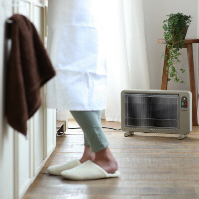 【ふるさと納税】夢暖望400型 (ベージュ) 遠赤外線パネルヒーター 日本製・3年間品質保証付【1553510】 サムネイル2