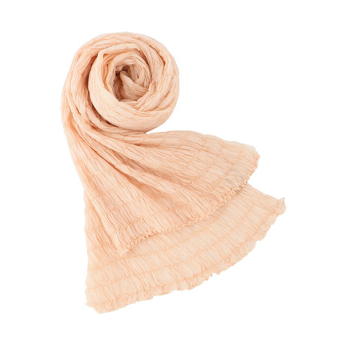 【ふるさと納税】シルクシャーリングマフラー（草木染め）：さくら F20E-064 サムネイル2