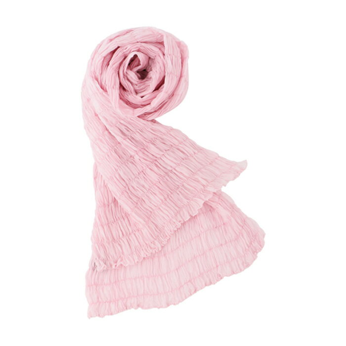 【ふるさと納税】シルクシャーリングマフラー（草木染め）：花没薬（ピンク） F20E-065 サムネイル2