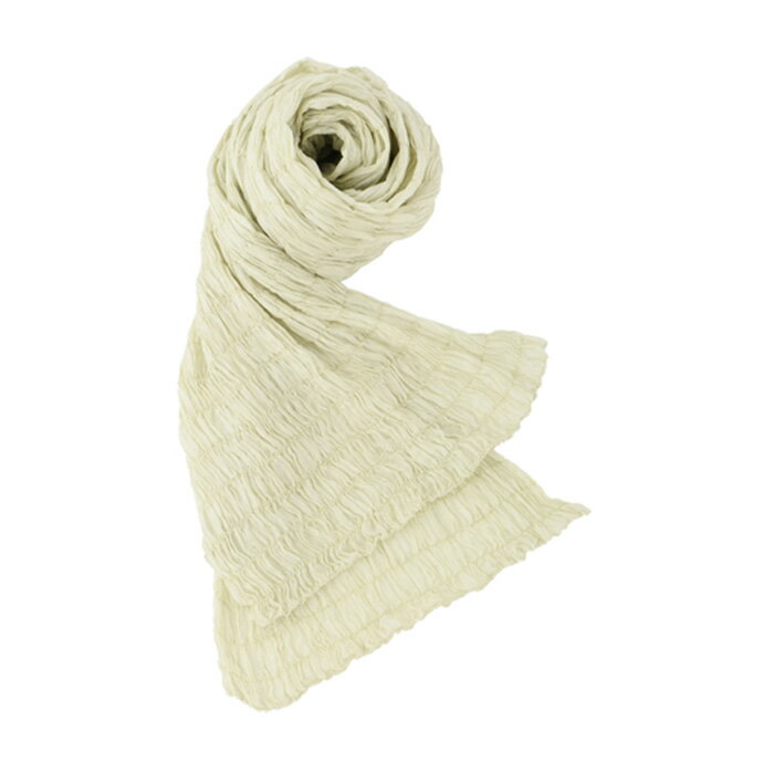 【ふるさと納税】シルクシャーリングマフラー（草木染め）：蚕のふん F20E-067 サムネイル2