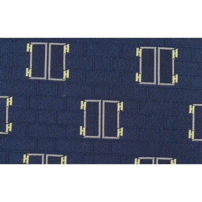 【ふるさと納税】《高級国産シルク100%》 富岡製糸場モチーフネクタイ「Brick」コン F20E-107 サムネイル3