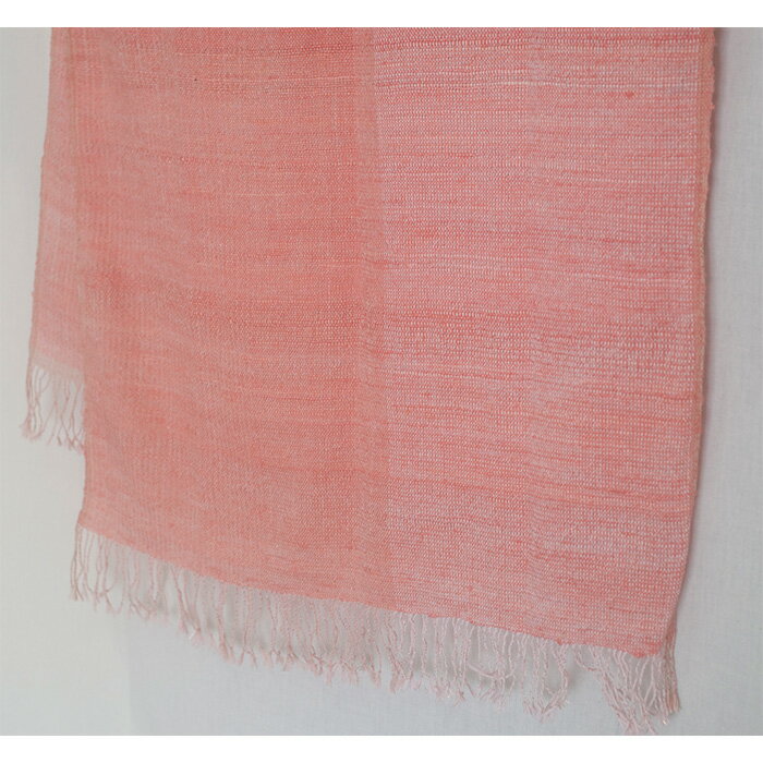 【ふるさと納税】《高級国産シルク100%》手織り草木染め手紡ぎ真綿糸(絹100％)とピュアカシミヤのストール(箱無しサイズ変更) F20E-375 サムネイル3