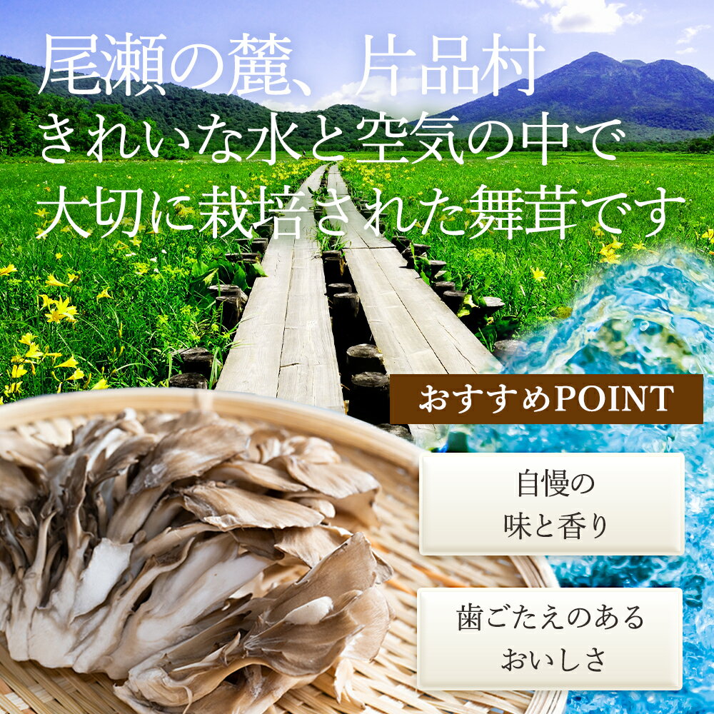 【ふるさと納税】 片品村産舞茸 750g まいたけ 片品 尾瀬 厳選 国産 - 画像2