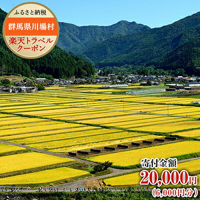 群馬県川場村の対象施設で使える楽天トラベルクーポン　寄附額20,000円（クーポン額6,000円）
