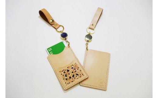 （障害者が作るハートフルグッズ）ICカードケース パスケース 定期入れ かわいい　【11100-0165】