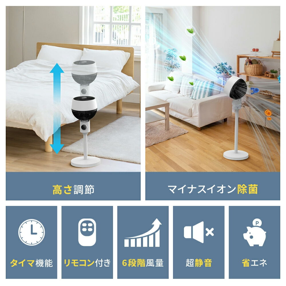 【ふるさと納税】Zaida　サーキュレーター　【11100-1636】 送料無料 ギフト プレゼント ソウシア商事株式会社 さいたま市 埼玉県 サムネイル3