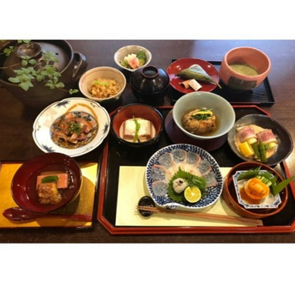 京雀与野七福神会席ペアお食事券（要予約）　【11100-0059】