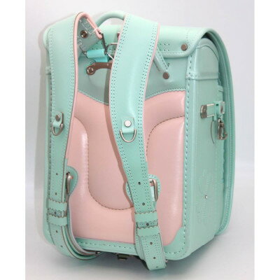 【ふるさと納税】牛革ランドセル キューブ プレミアム パステル 色:ミントグリーン 天地堂オリジナル 埼玉県川口市【1478035】 サムネイル3
