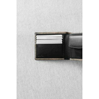 【ふるさと納税】enrio　Traditionシリーズ　牛革(カーフ)　藍染　二つ折り財布(藍・墨)【G1556995】 サムネイル3