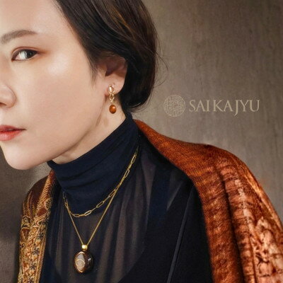 淡水パールイヤリング「連鎖」【1639693】