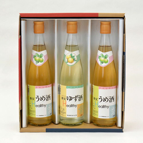 【ふるさと納税】No.379 秩父リキュール　秩父うめ酒（ざけ）、秩父ゆず酒（ざけ） ／ お酒 酒 梅酒 柚子酒 飲み比べセット 送料無料 埼玉県 サムネイル2