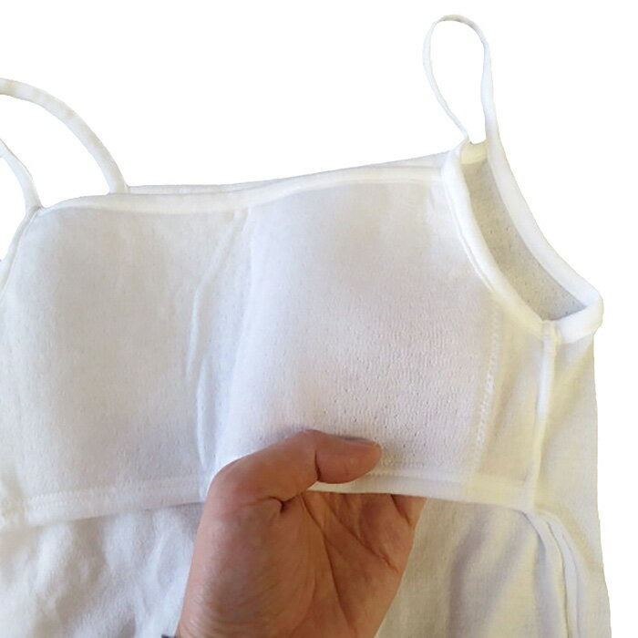 【ふるさと納税】No.534 Fleepジュニアブラキャミ　ミルクセット1セット ／ 綿100％ キッズ 肌着 下着 アンダーウェア 日本製 送料無料 埼玉県 サムネイル3