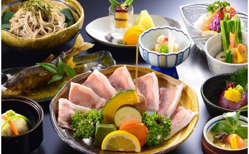 【ふるさと納税】【名栗温泉 大松閣】展望大浴場での入浴付き 山の茶屋 ペア食事券[52210210] お食事券 チケット 　お届け：発注後、2週間程度 サムネイル3