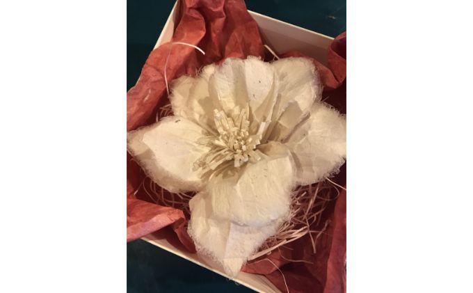 【ふるさと納税】和紙のコサージュ[52210316] ファッション小物 ブローチ アクセサリー 　お届け：発注後1～2ヵ月程度 サムネイル2